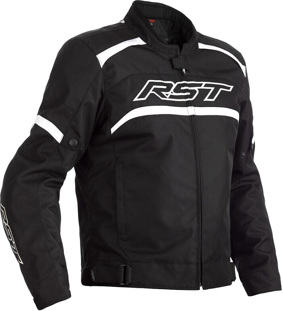 RST Pilot Motorcycle Textile Jacket Motorsykkel tekstil jakke XL Svart Hvit