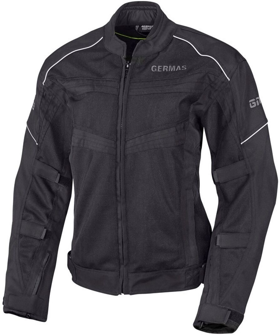 GMS Outback Ladies Motorsykkel tekstil jakke 3XL Svart