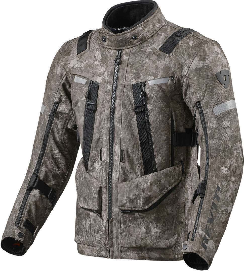 Revit Sand 4 H2O Motorsykkel tekstil jakke XL Flerfarget