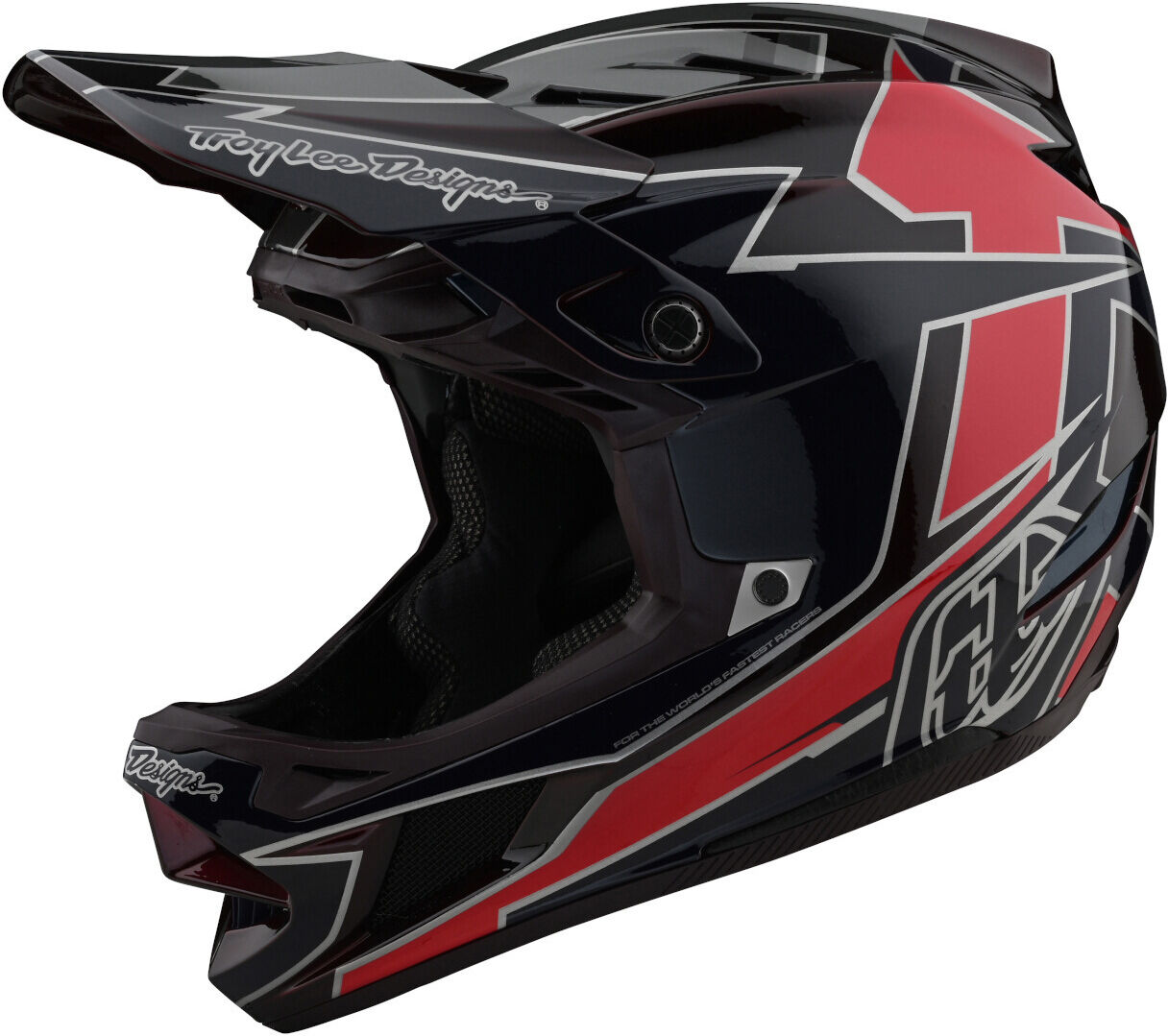 Troy Lee Designs D4 Graph MIPS Downhill Hjelm XS Svart Grå Rød