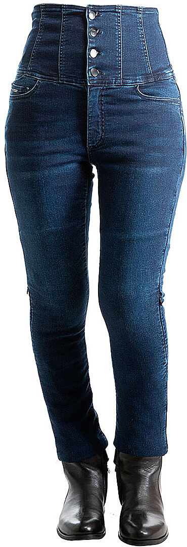 Overlap Evy Ladies Motorsykler Jeans 36 Blå