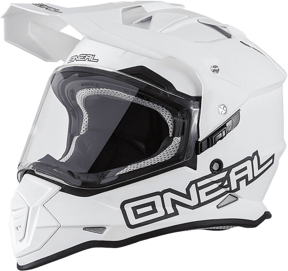 Oneal Sierra Flat V.22 Motocross hjelm S Hvit