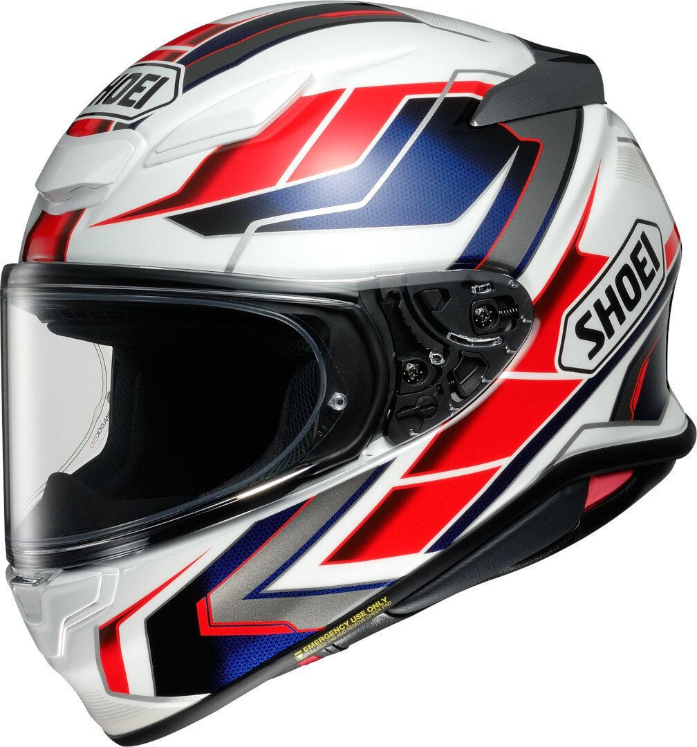 Shoei NXR 2 Prologue Hjelm XL Hvit Rød Blå