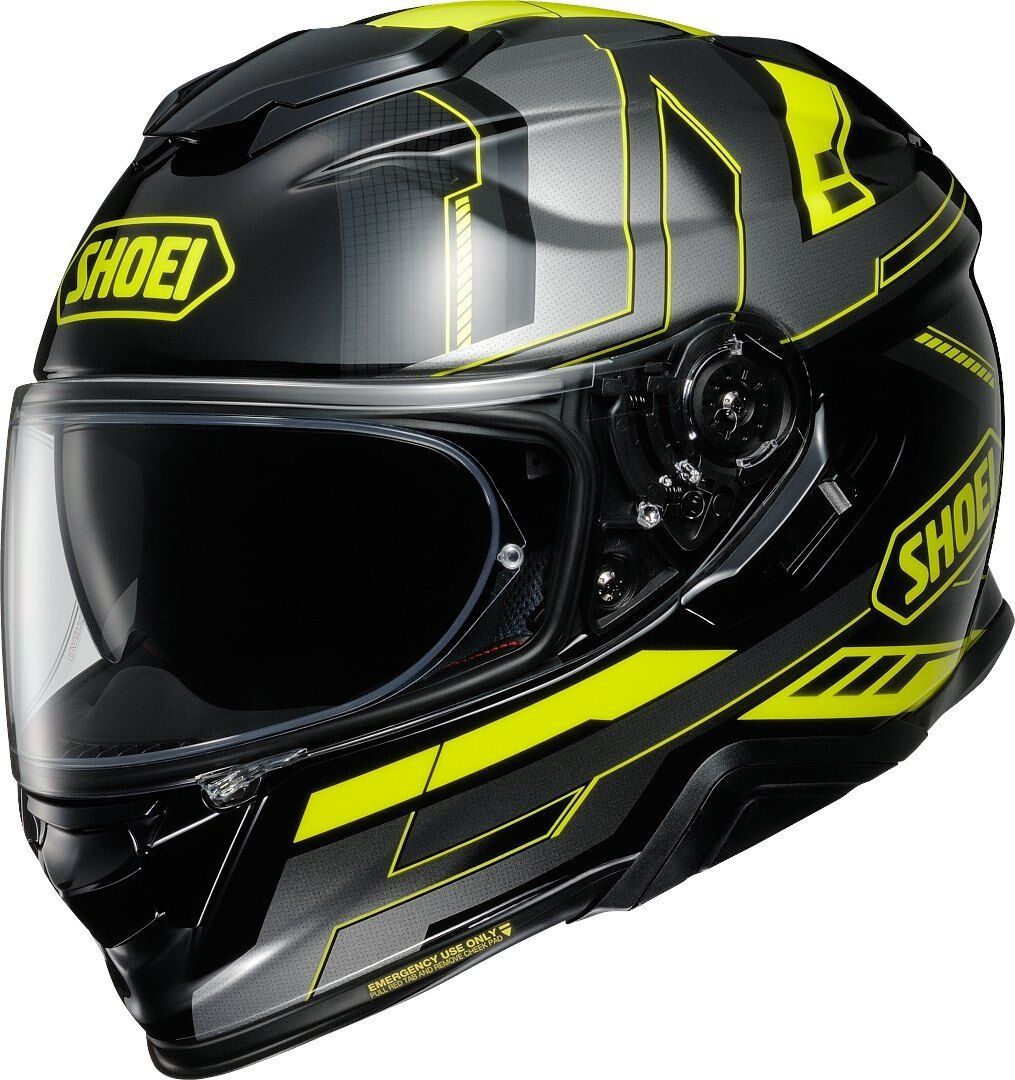 Shoei GT-Air 2 Aperture Hjelm M Svart Gul