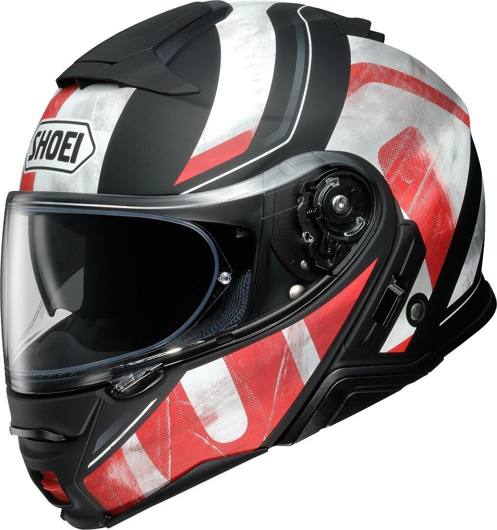 Shoei Neotec 2 Jaunt Hjelm S Svart Hvit Rød