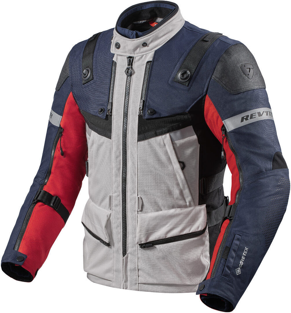 Revit Defender 3 GTX Motorsykkel tekstil jakke XL Rød Blå
