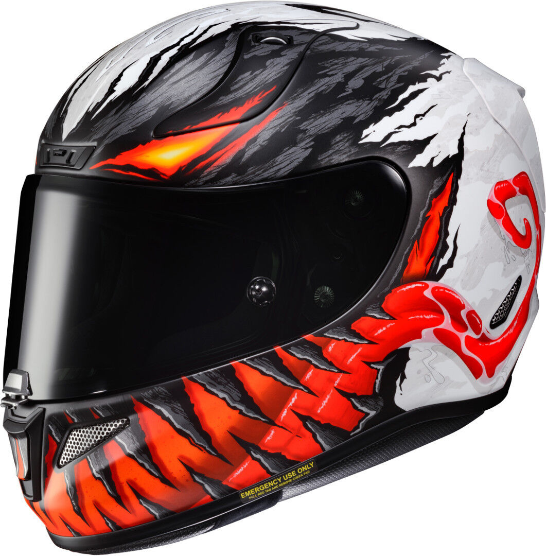 HJC RPHA 11 Anti Venom Marvel Hjelm XL Svart Hvit Rød