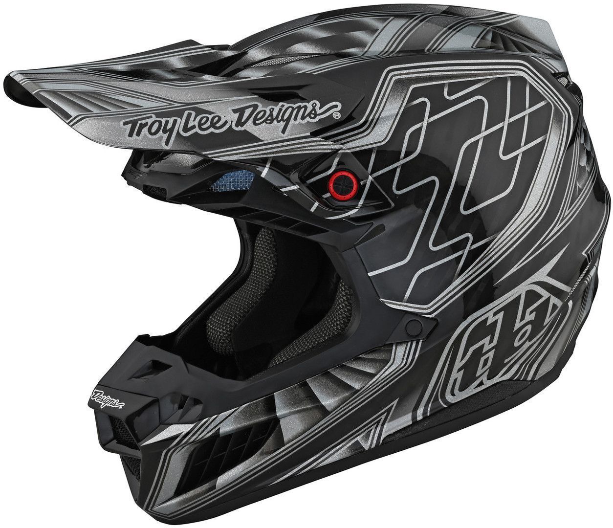 Troy Lee Designs SE5 Lowrider Carbon Motocross hjelm XL Svart