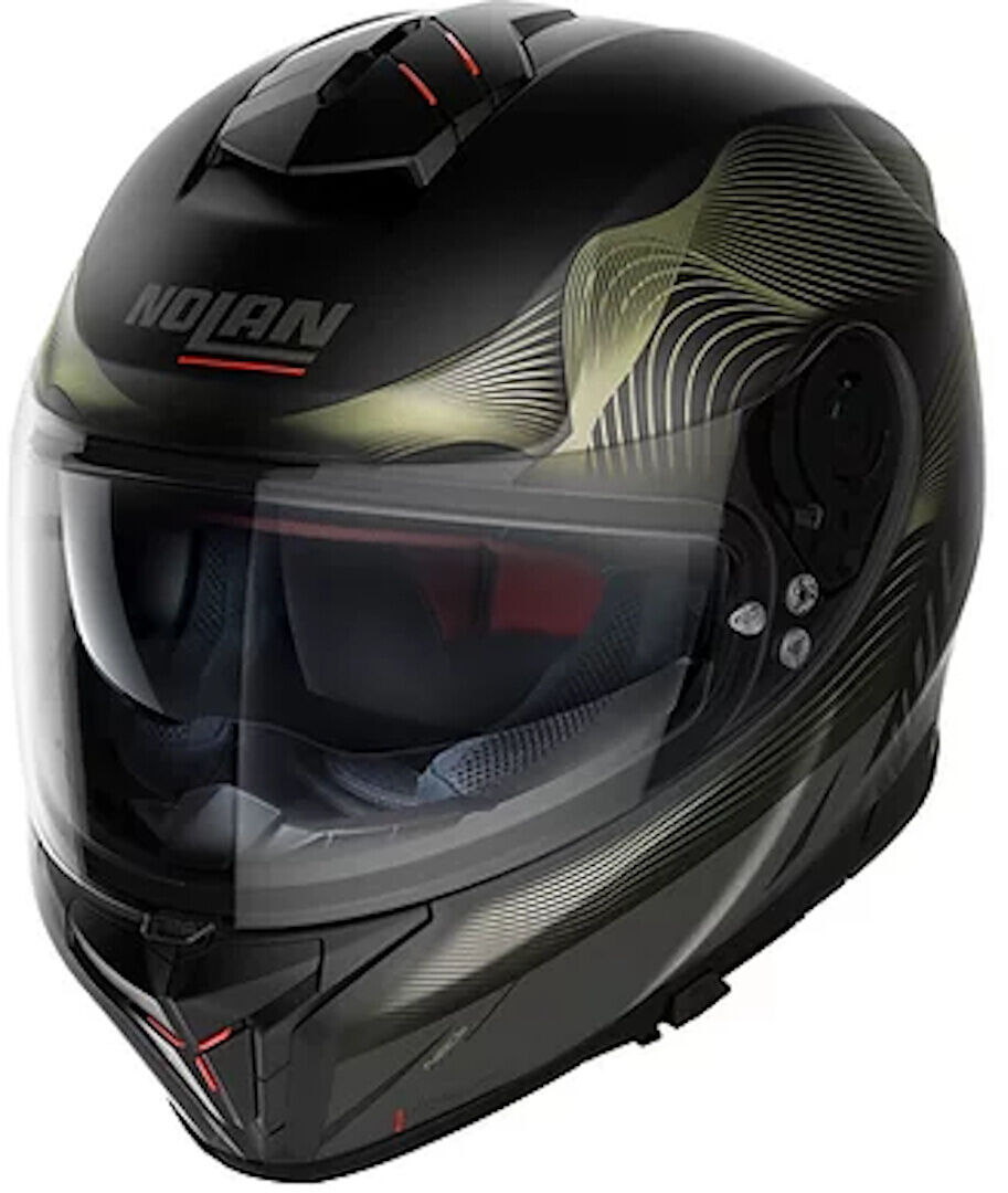 Nolan N80-8 Powerglide N-Com Helmet Hjelm XL Svart Gull
