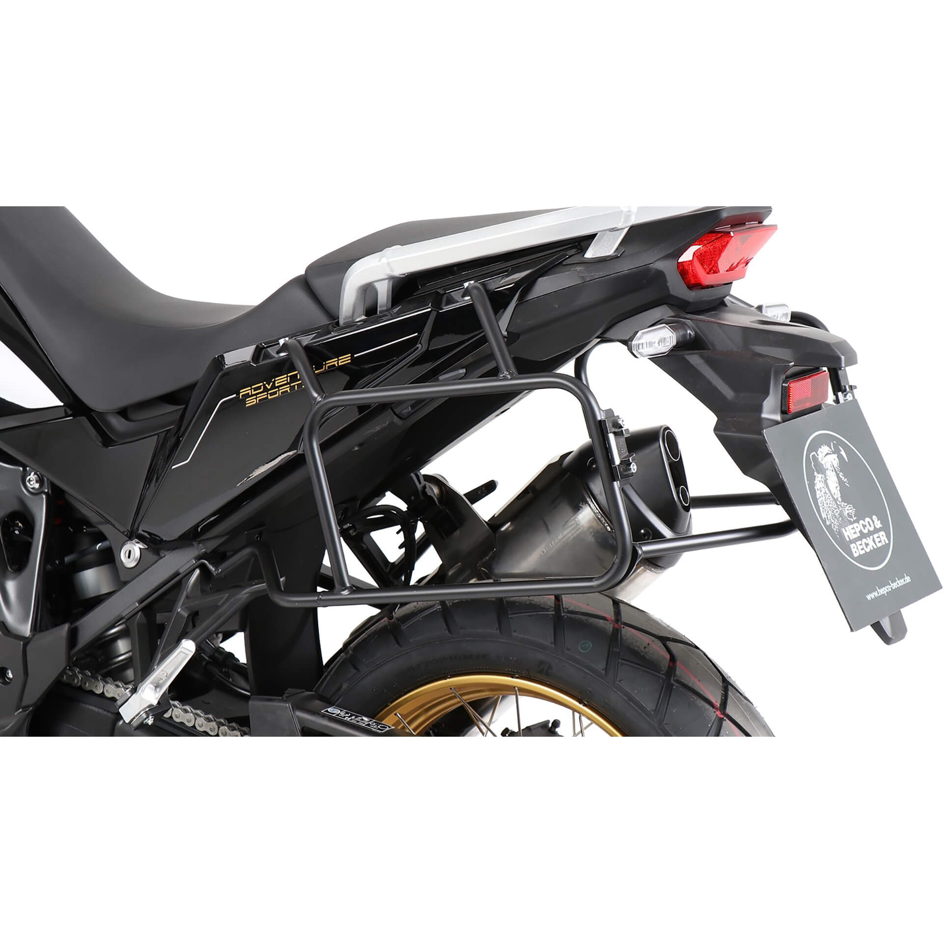 Becker HEPCO &BECKER Pannier rack fast Honda X-ADV (2021-)  Svart