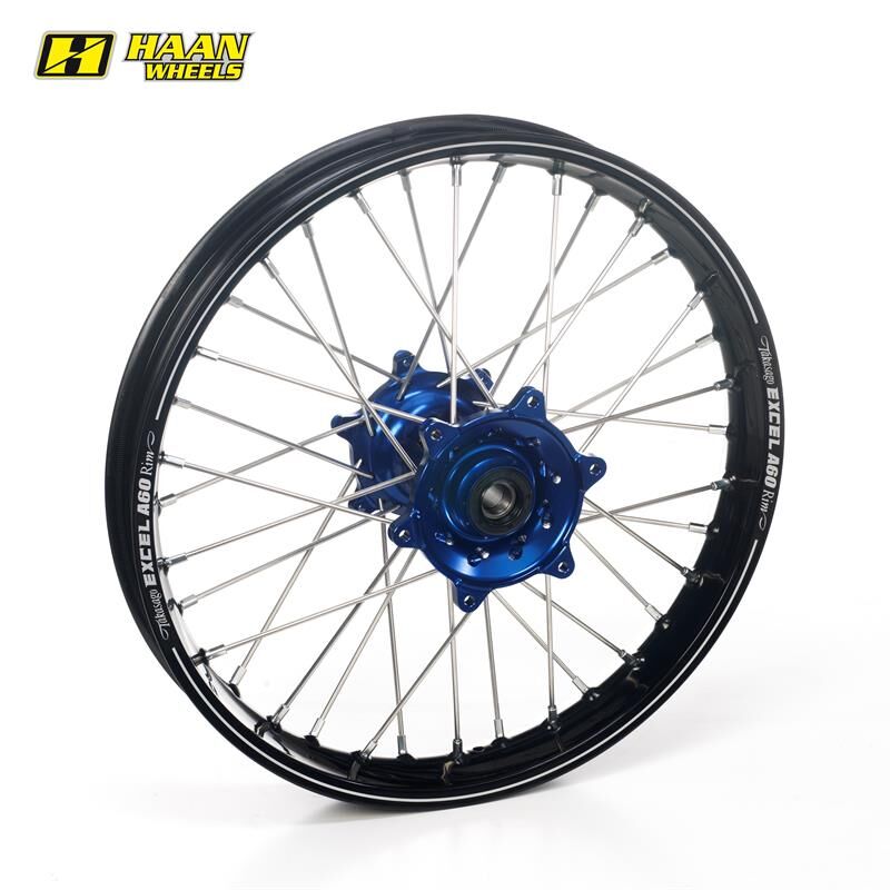 Haan Wheels Haan Bakhjul A60 18x2,15 Yama Wr250/450f Svart Ring A60, Blått Nav, 25mm, 99->