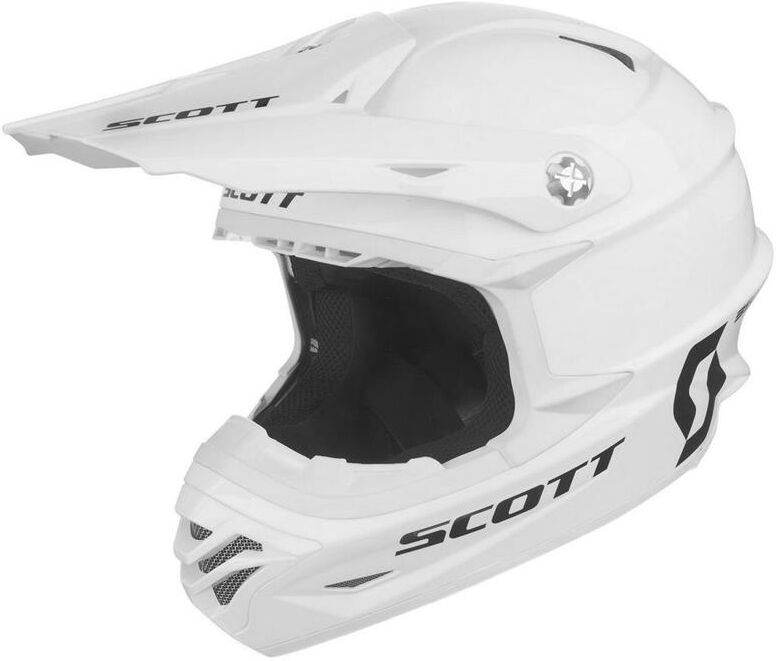 Scott 350 Pro Crosshjelm - Hvit Xl Sikker Crosshjelm, Conehead Konstruksjon   XL/62