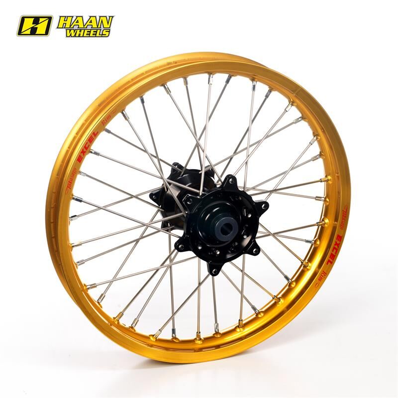 Haan Wheels Haan Bakhjul 17x4,25- Yamaha Ténéré/xtz Gull Felgring/svart Nav, Std.Eiker/nippl