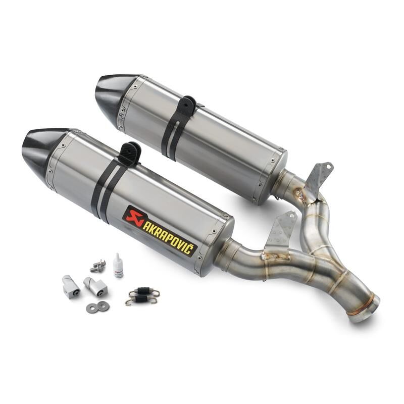 KTM Akrapovic Silencer Set Slip-On Titanium Ktm 990 Supermoto T