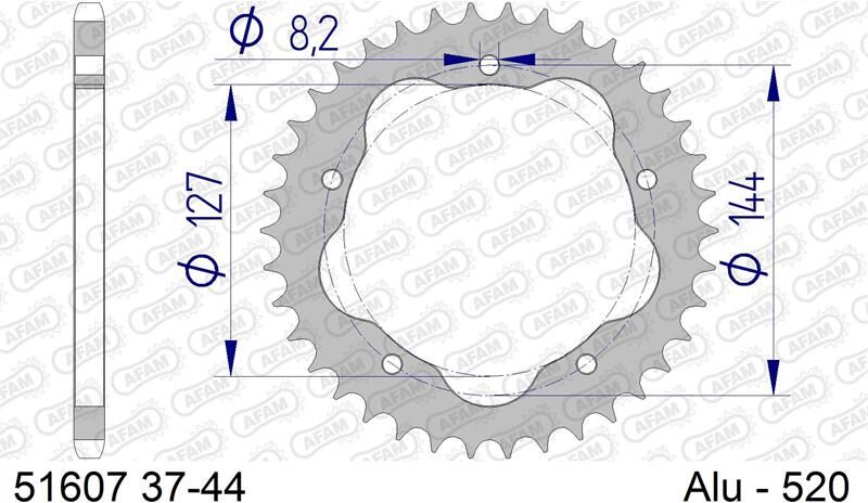 Afam Bakdrev, Aluminium #520 - Ducati 748/800/848/1100   37