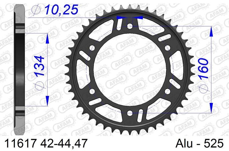 Afam Bakdrev, Aluminium #525 - Honda Cbr600/929/954/1000   48