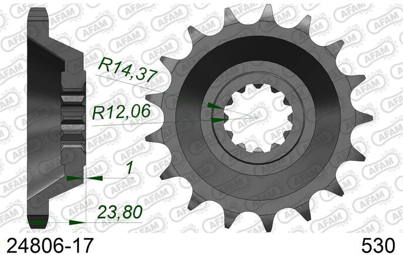 Afam Framdrev 530 17t