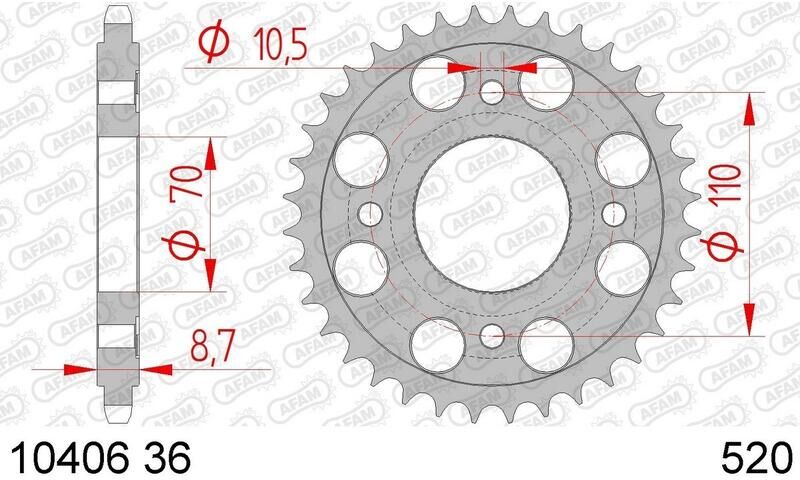 Afam Bakdrev, Stål #520 - Honda Cb/cm   41