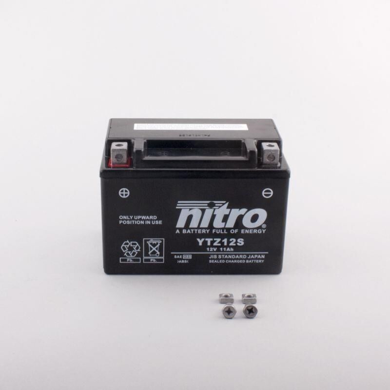 Nitro Ytz12s - 12v Atv/mc/snøscooter Batteri 12v, 11ah, 150x87x110, Forseg., Agm Gel