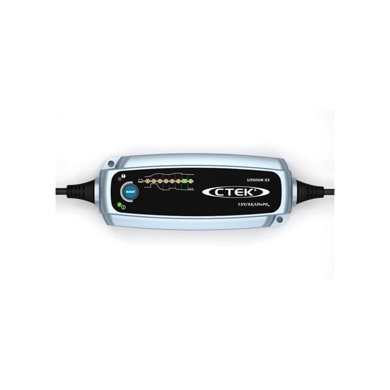 CTEK Lithium Xs Batterilader Bil/mc/snøscooter 12volt, 5-60ah, Lifepo4