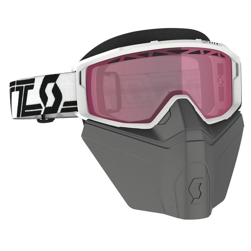 Scott Primal Sx/fg Brille - Hvit/sort Rosa Linse