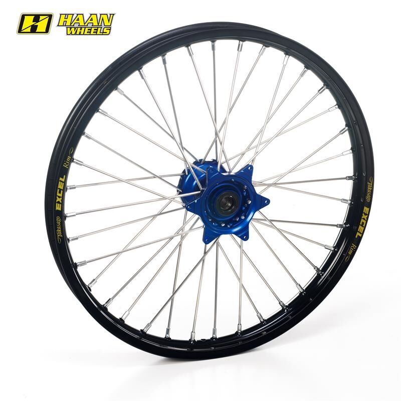 Haan Wheels Haan Framhjul A60 21x1,60 - Ktm/hq Svart A60 Ring/eiker, Blått Nav/nippler