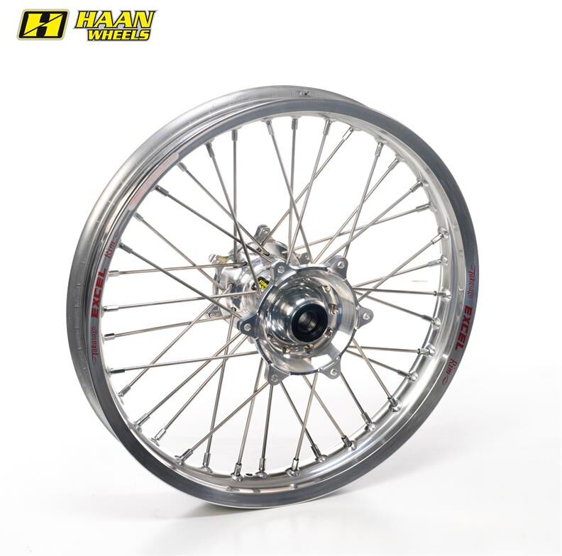 Haan Wheels Haan Framhjul 17x3,50 - Yamaha Wr/wrf Blå Ring, Polert Aluminium Nav