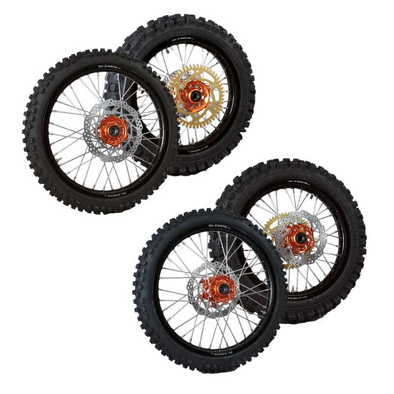 DNA Ktm Hjulsett Ktm Exc 03-15/16- Med Zigram Skiver Og Bridgestone Dekk