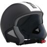 Momo Razor Air Ski Black Frost/white Logo Black Kask Narciarskiczarny Biały