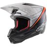 Alpinestars S-M5 Rayon Kask Motocrossowyczarny Szary