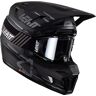 Leatt 9.5 Carbon Stealth Kask Motocrossowy Z Goglamiczarny