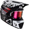 Leatt 9.5 Carbon Ghost Kask Motocrossowy Z Goglamiczarny Biały