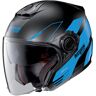 Nolan N40-5 Zefiro 2023 N-Com Kask Odrzutowyczarny Niebieski