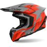 Airoh Twist 3 Dizzy Kask Motocrossowyszary Pomarańczowy