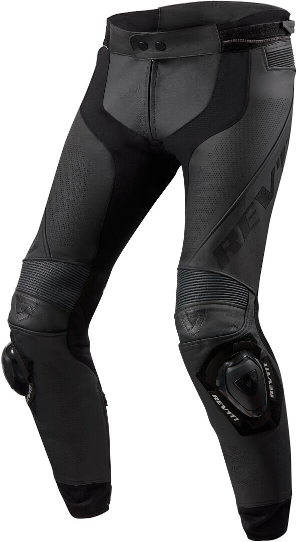 Zdjęcia - Odzież motocyklowa Revit Apex Skórzane Spodnie Motocykloweczarny 