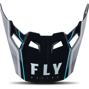 FLY Racing Formula Carbon Axon Hjälmskärm Barn Svart-Grå-Blå