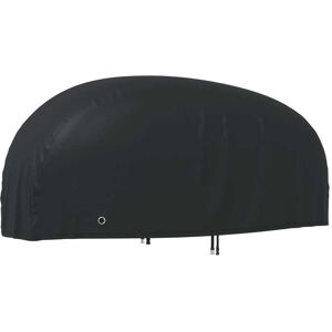 vidaXL Motorcykelskydd svart 245x105x125 cm 210D oxford