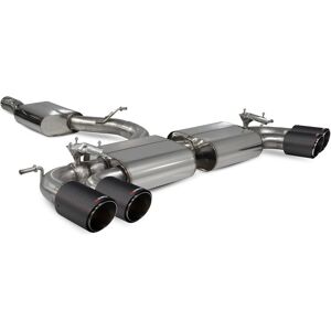 Scorpion Exhausts Scorpion Car Exhaust Cat-Back/GPF-Back System (Resonated) (E Valves) Carbon Ascari - VW Golf R MK7.5 Facelift 2017 - 2020