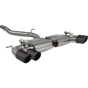 Scorpion Exhausts Scorpion Car Exhaust GPF-Back System (Non-Resonated) (E Valves) Carbon Ascari - VW R MK8 GPF Model 2021-2022