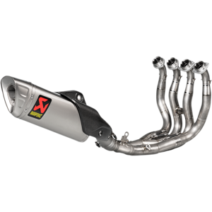 Akrapovic Titanium Evolution Line Exhaust System - Yamaha YZF-R1M 1000 ABS 2015-2023, Titanium  - Titanium