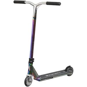 SkatePro Oil Spill Custom Stunt Scooter  - Neochrome;Silver;Black