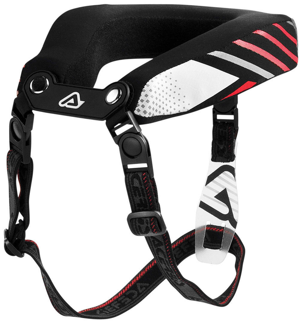 Photos - Motorcycle Body Armour ACERBIS Neck Collar Stabilising 2.0 Junior Unisex Black Red Size: One Size 