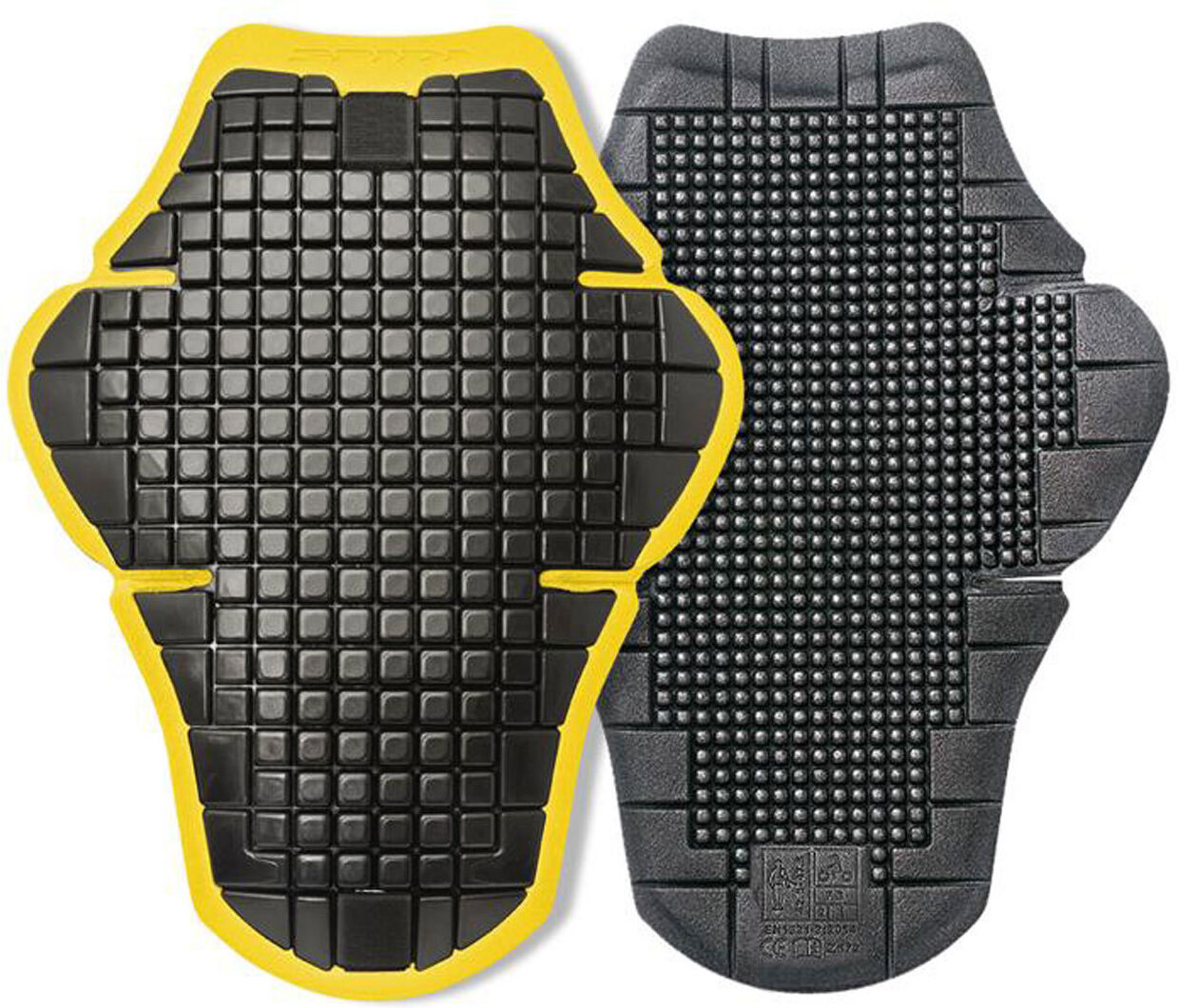 Photos - Motorcycle Body Armour Spidi Warrior L2 Back Protector Unisex Black Yellow Size: One Size z172k60 