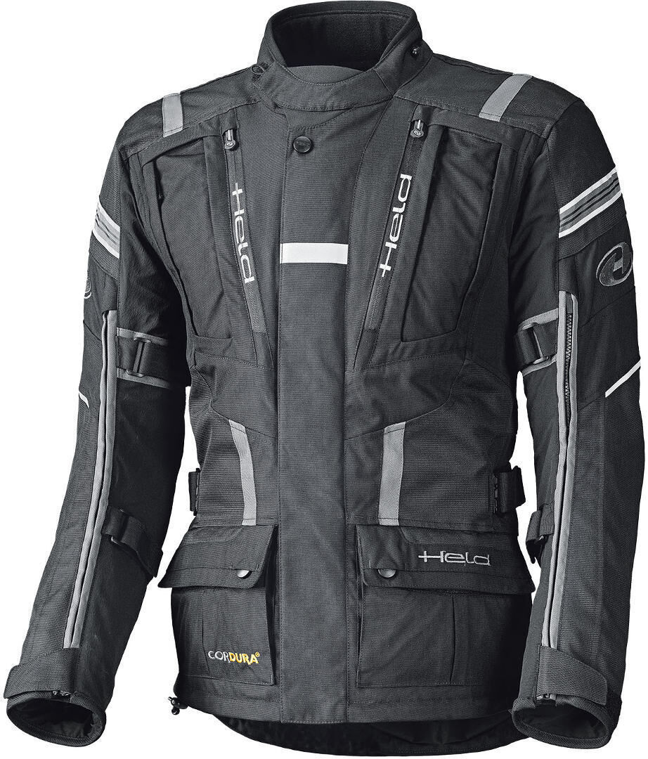 Photos - Motorcycle Clothing Held Hakuna Ii Textile Jacket Unisex Black Grey Size: S 006721003s 