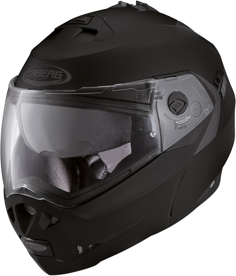 Photos - Motorcycle Helmet Caberg Duke Ii Flip-Up Helmet Unisex Black Size: M 30865017m 