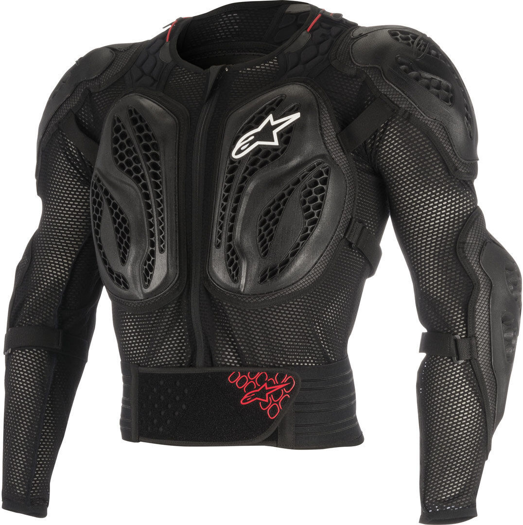 Photos - Motorcycle Body Armour Alpinestars Bionic Action Mx Protector Jacket Unisex Black Red Size: S 650 