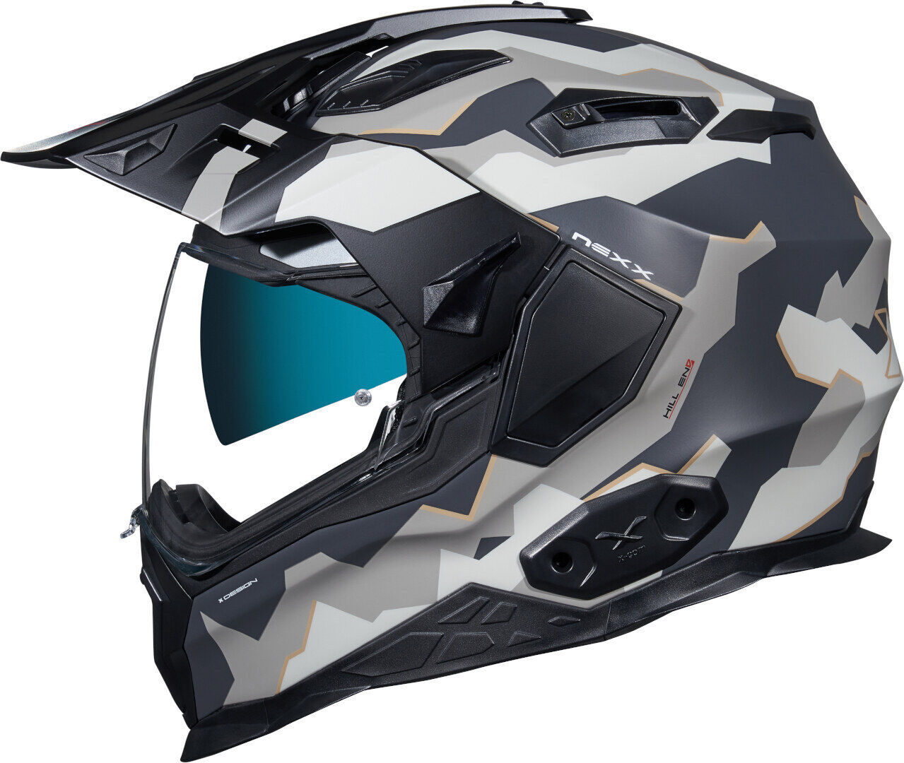 Photos - Motorcycle Helmet Nexx X.Wed 2 Hill End Country Unisex Grey Size: L 01xwe0220205200l 