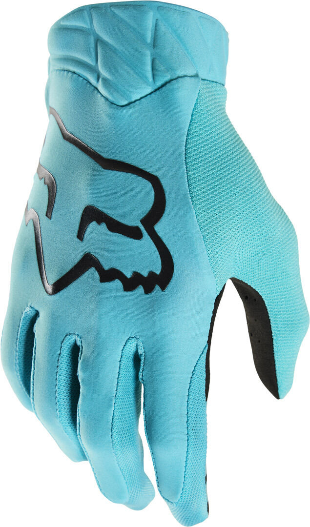 Photos - Motorcycle Gloves Fox Airline Motocross Gloves Unisex Black Turquoise Size: Xl 21740176xl 