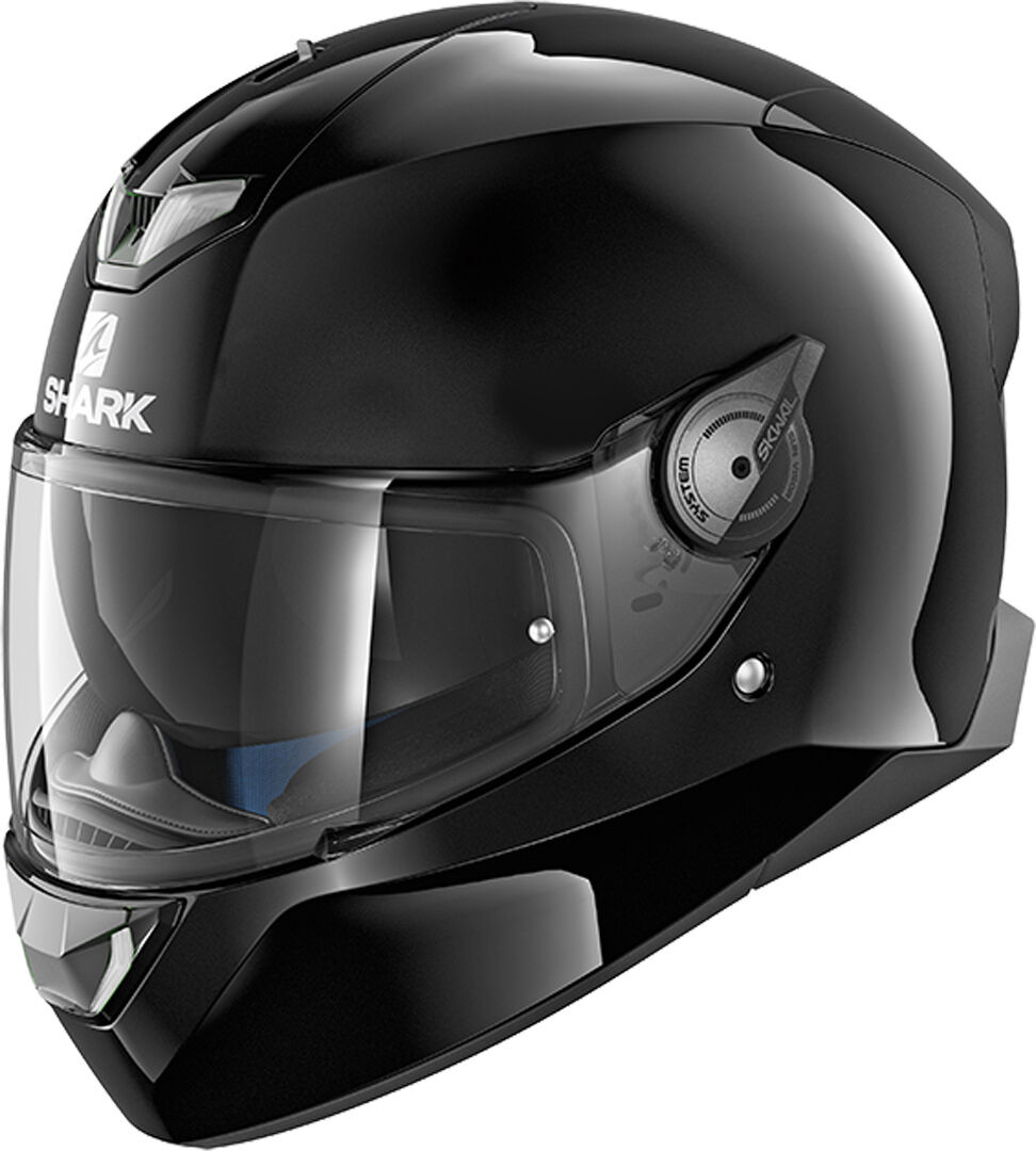 Photos - Motorcycle Helmet SHARK Skwal 2 Blank Led Helmet Unisex Black Size: Xs he4903eblkxs 