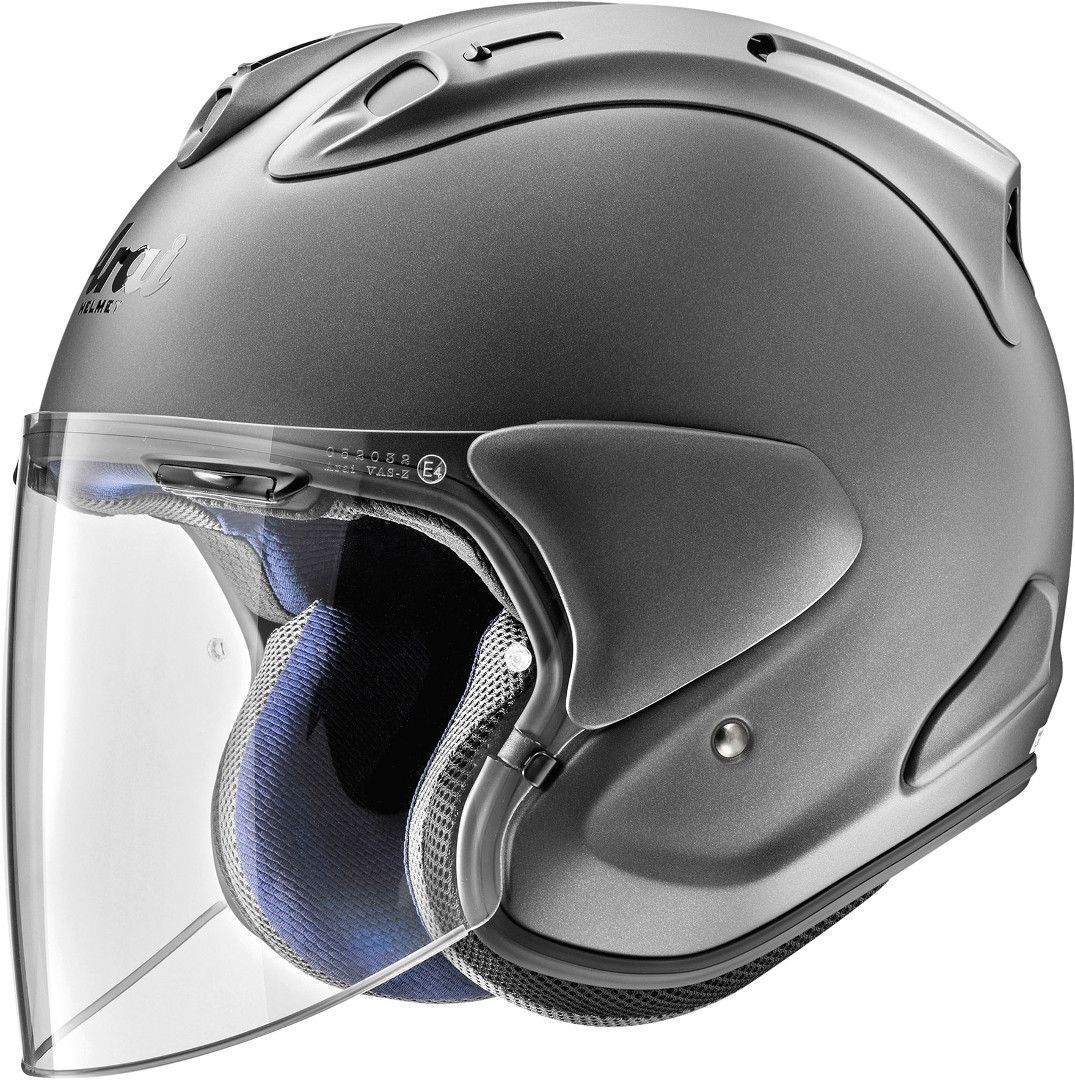 Photos - Motorcycle Helmet Arai Sz-R Vas Solid Grey Jet Helmet Unisex Grey Size: Xs 8001525001 
